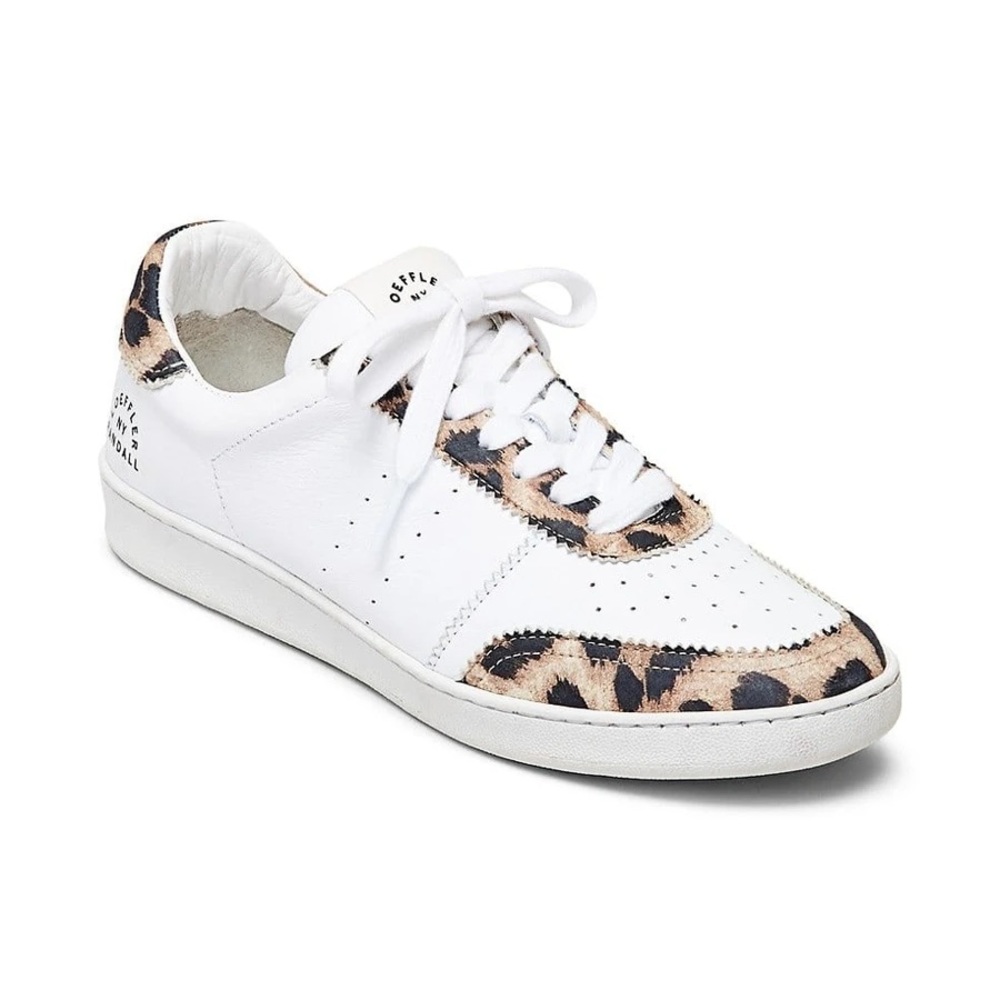 Worn Once Loeffler Randal Keeley Leopard Low Top Sneaker